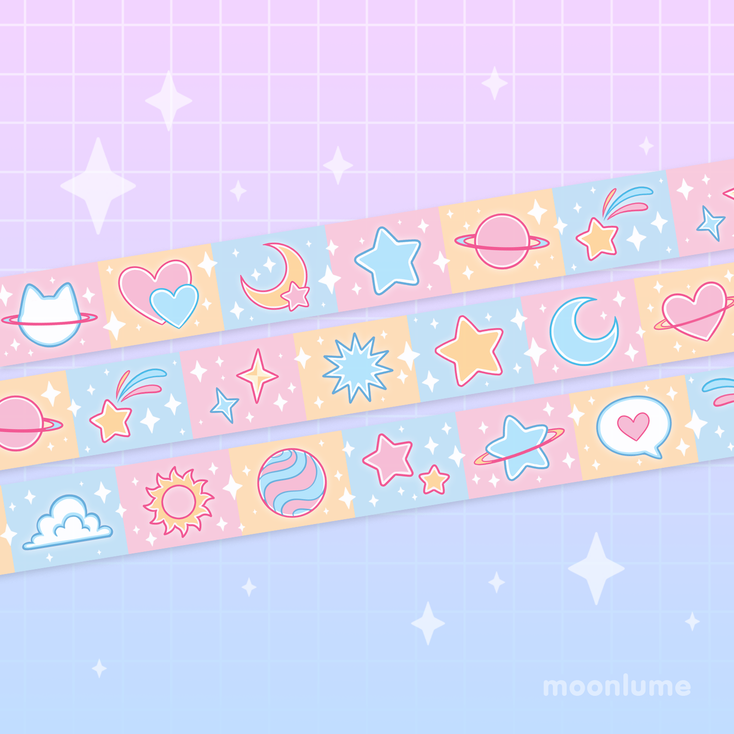 Celestial Pastels - washi tape