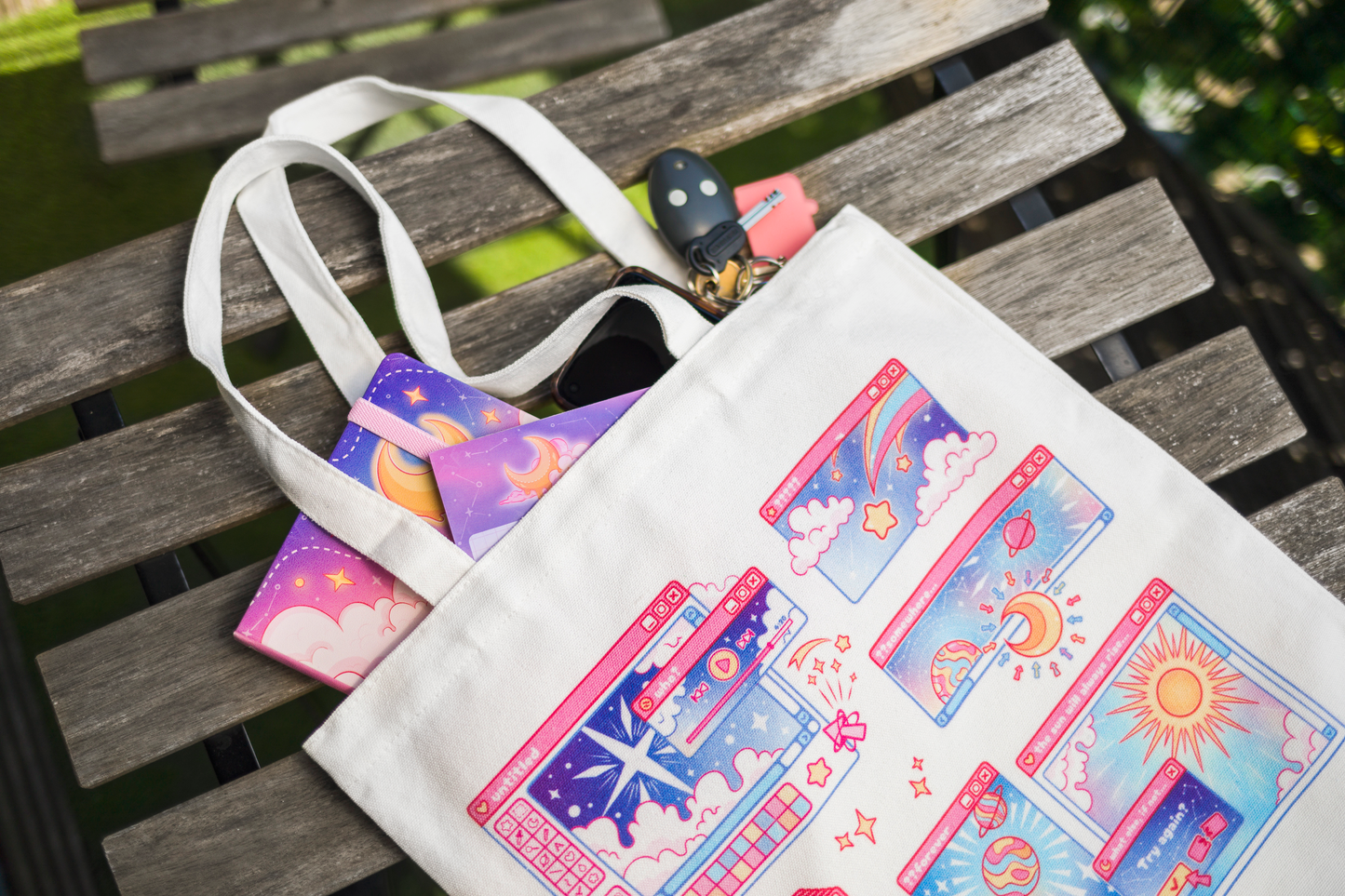 Cosmic Computer tote bag