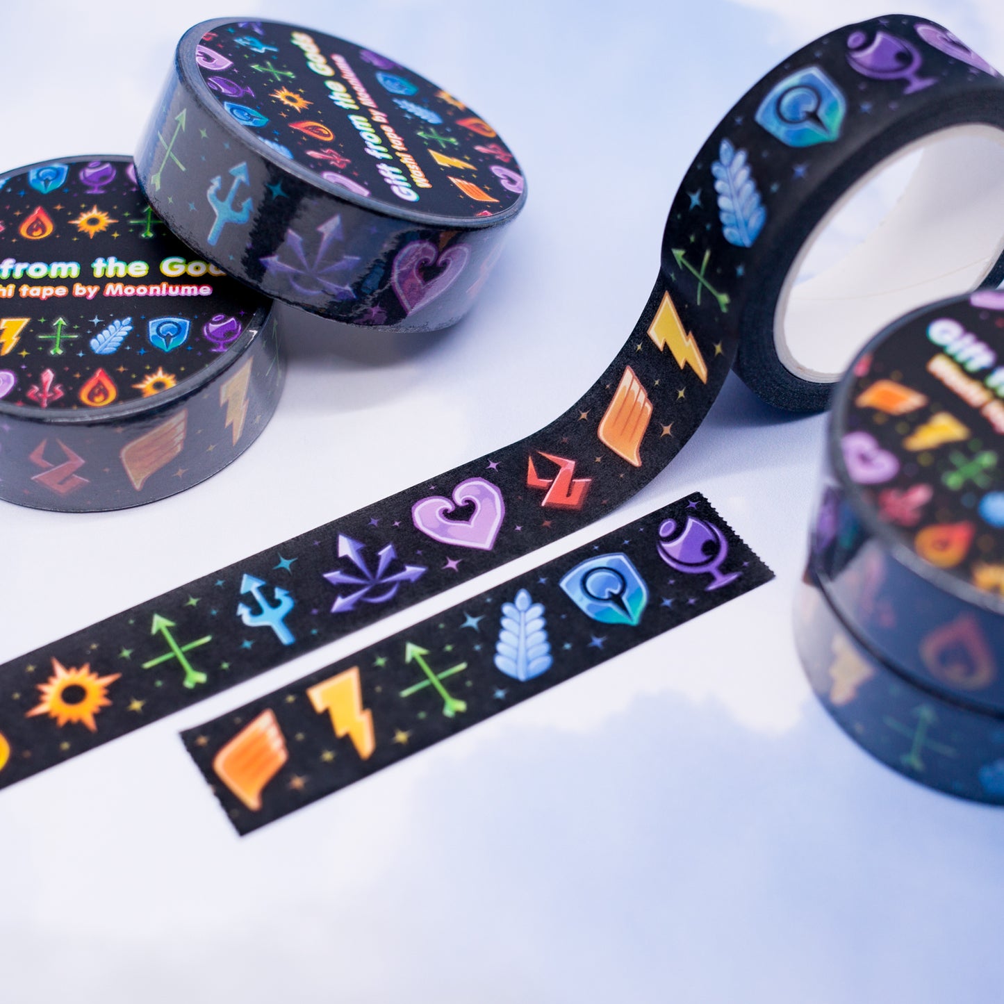 Gift from the Gods - Hades 2 inspired boon rainbow washi tape