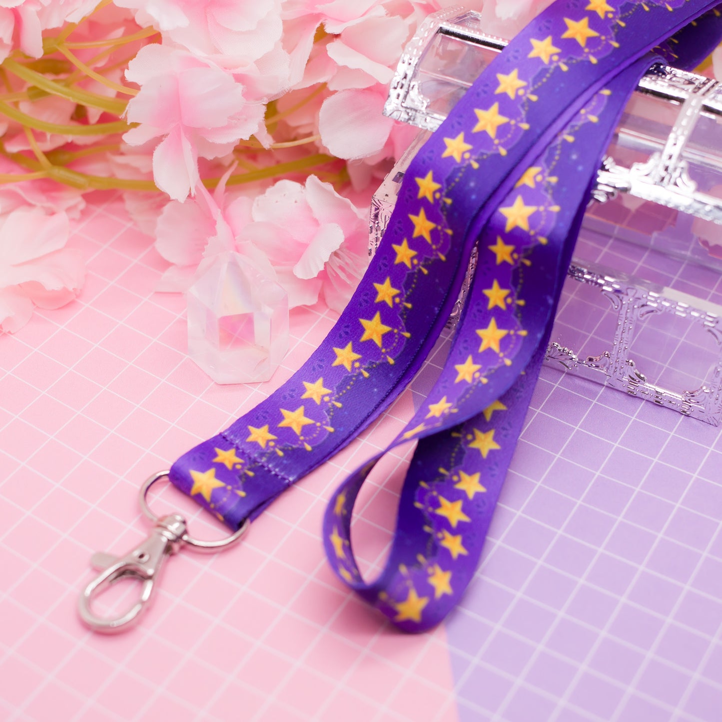 Sea Stars - lanyard with lobster clasp inspired by Infinity Nikki