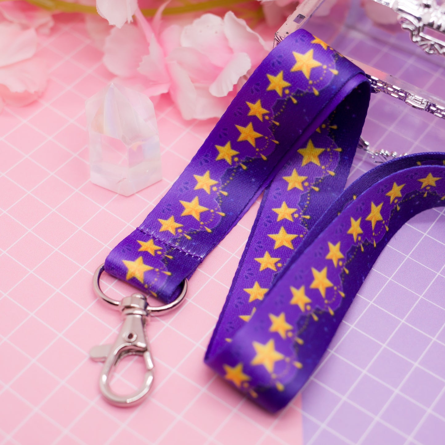 Sea Stars - lanyard with lobster clasp inspired by Infinity Nikki