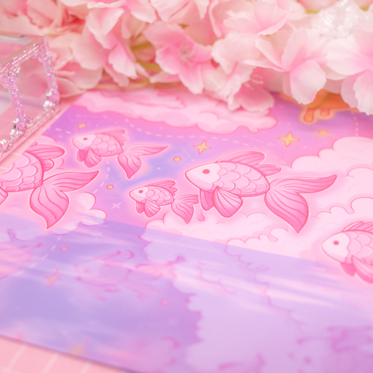 Cosmic Swim - A5 art print (matte)