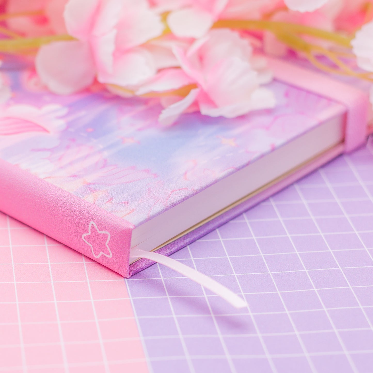 A5 hardcover notebook journal - Cosmic Swim