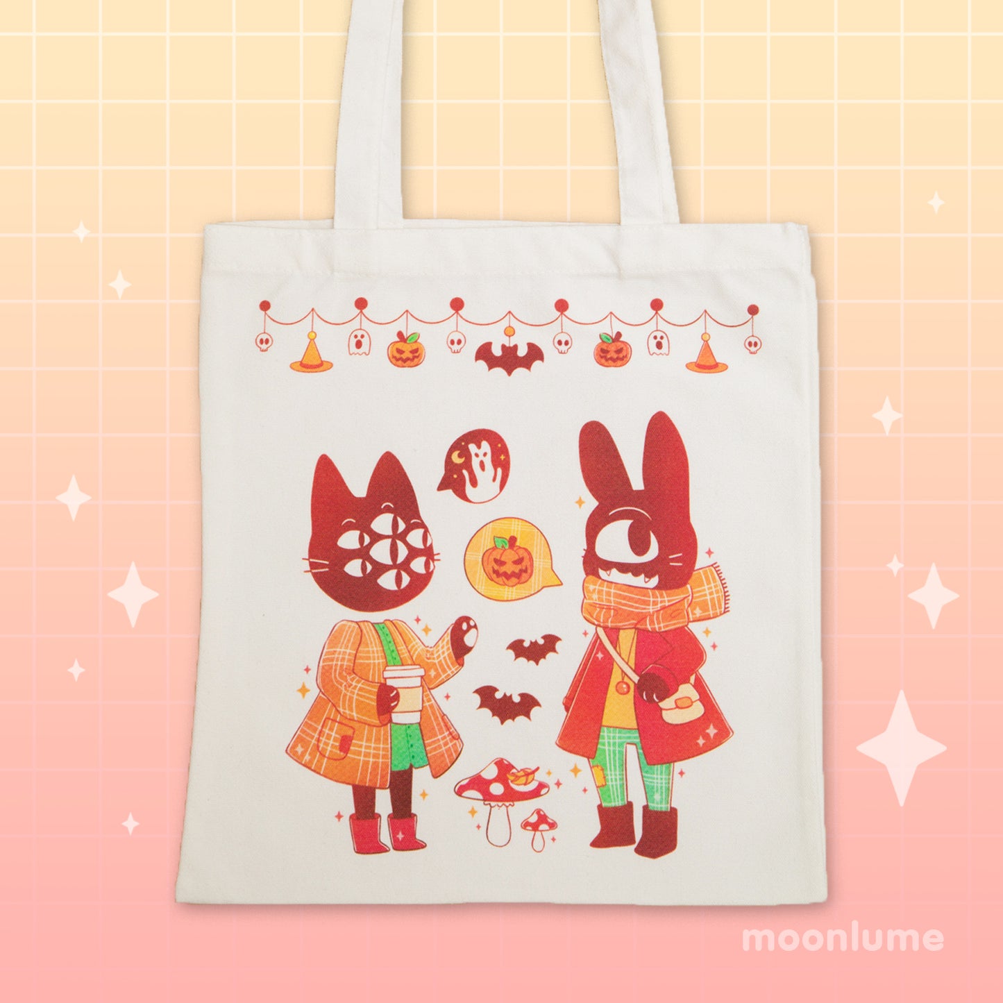 Spooky Town Halloween tote bag