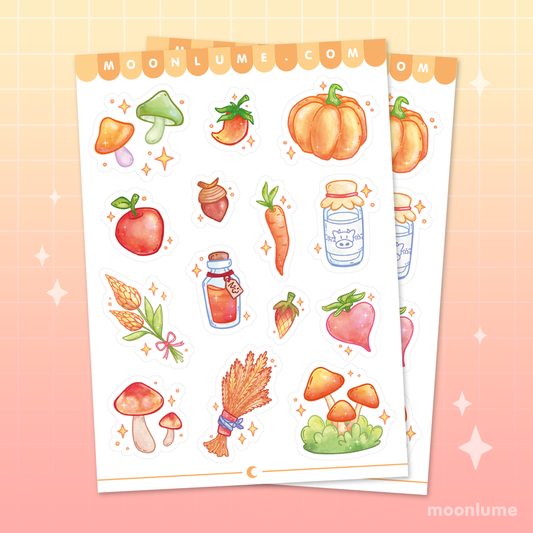 Breath of the Wild: Cooking time! - matte vinyl sticker sheet