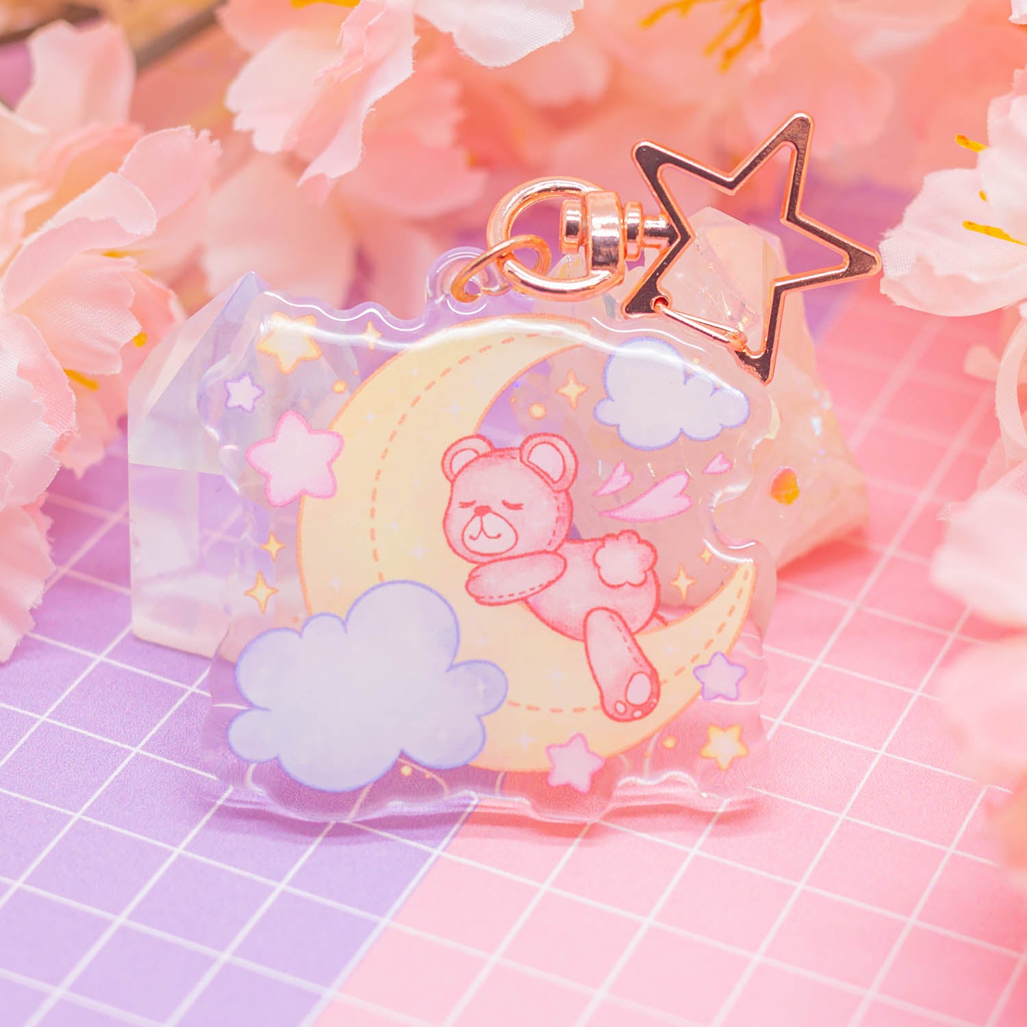 Bear Charm Keychain