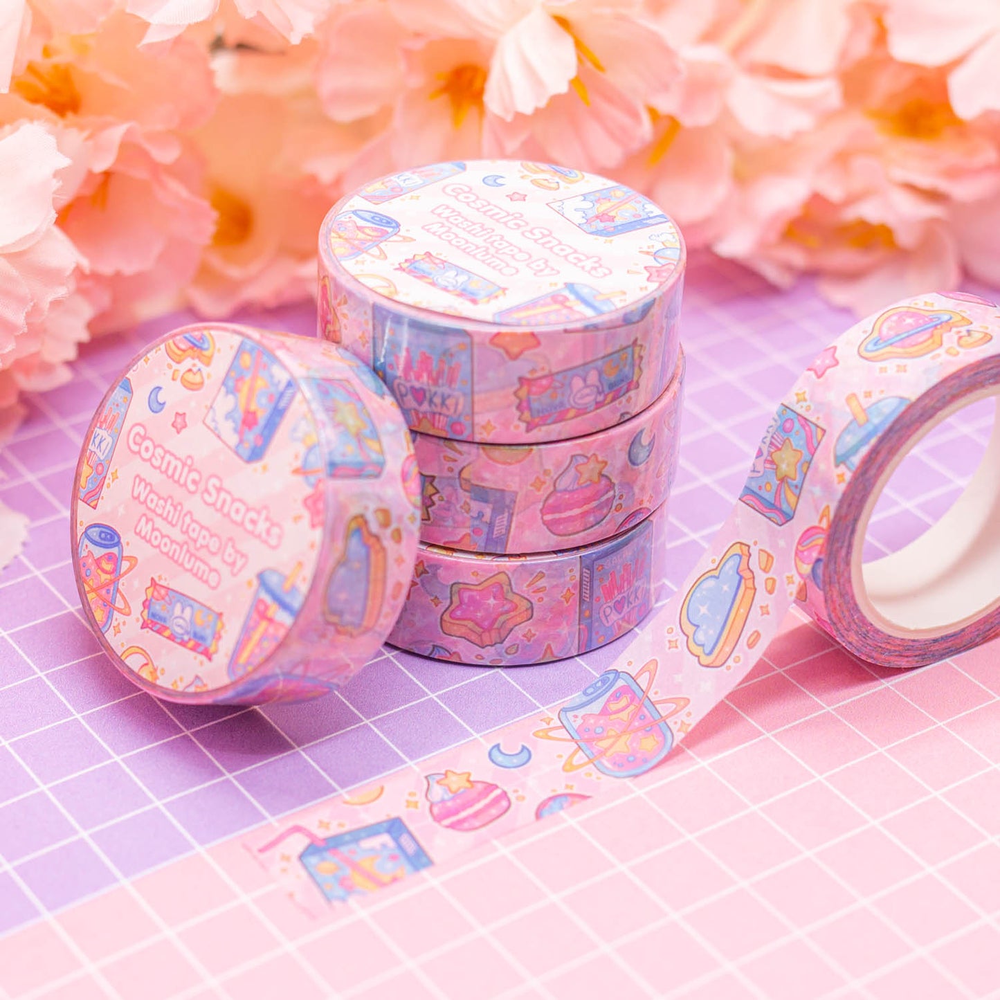 Cosmic Snacks - washi tape