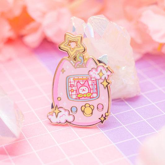 Retro Dream - CaTamagotchi enamel pin