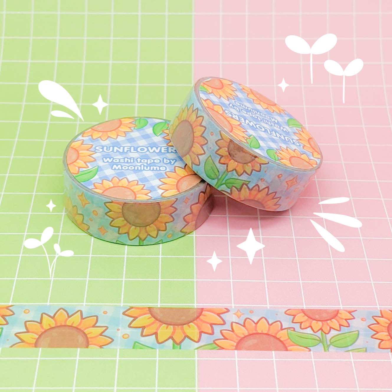 Sunflower Fields - washi tape