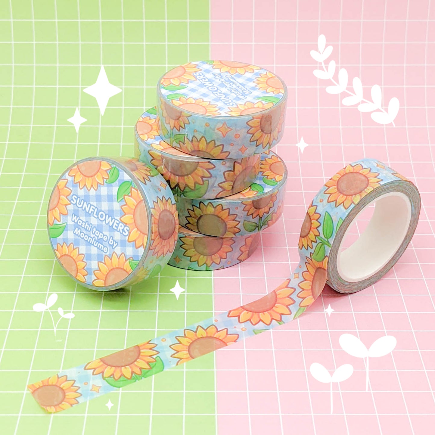 Sunflower Fields - washi tape