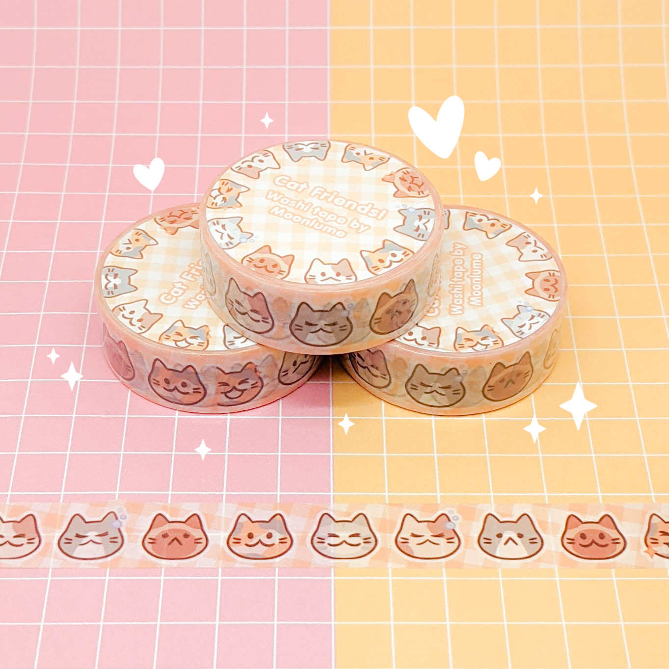 Cats, cats, cats! - washi tape