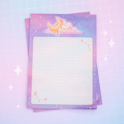 Cosmic Swim - A6 memo pad / notepad - 50 pages
