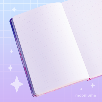 A5 hardcover notebook journal - Cosmic Swim