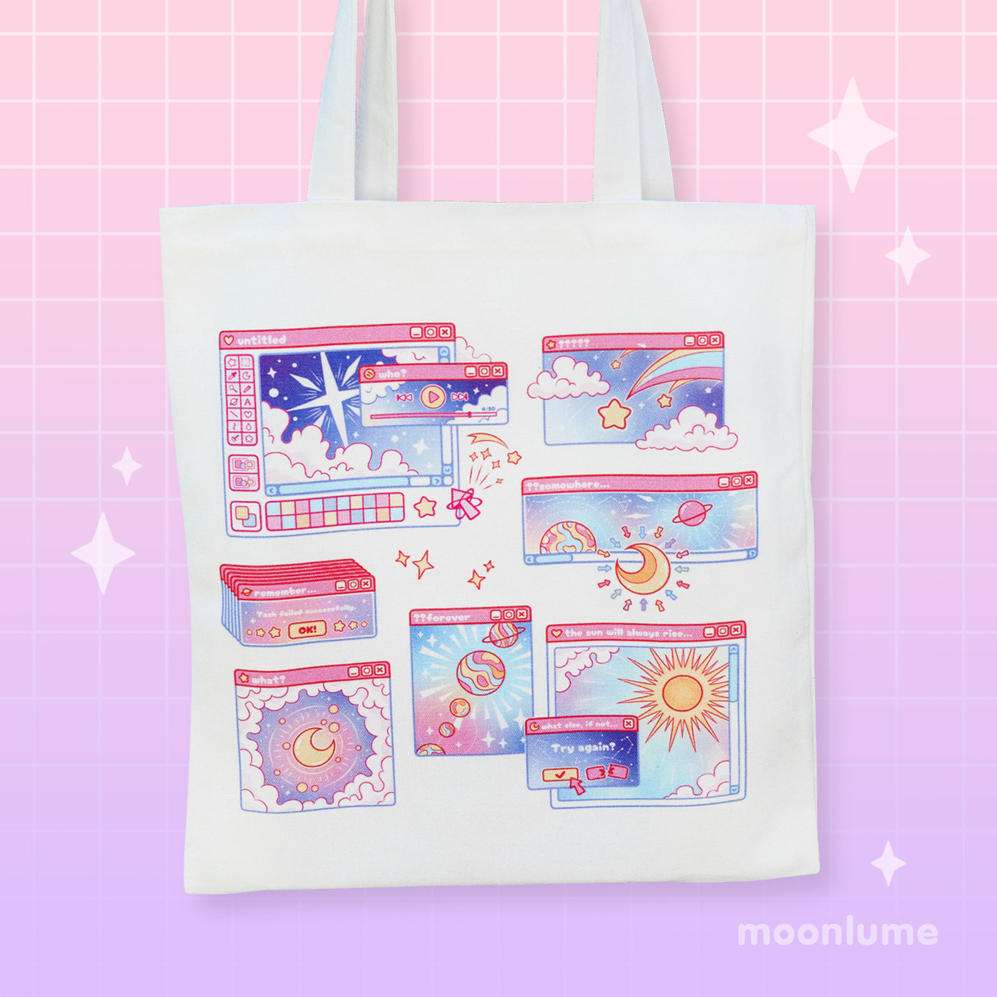 Cosmic Computer tote bag