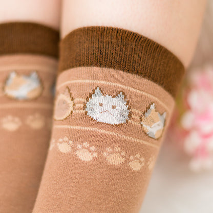 Cats, cats, cats! - B-GRADE crew socks