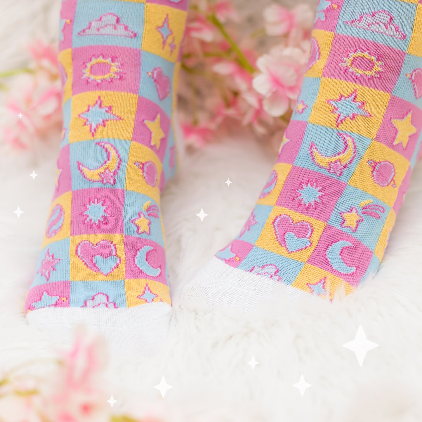 Celestial Pastels - B-GRADE crew socks