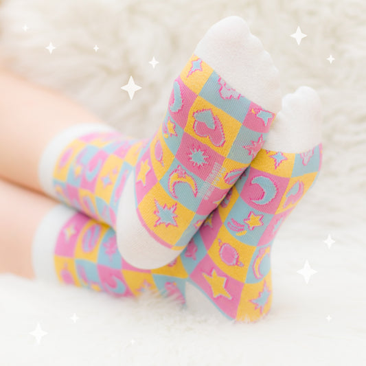 Celestial Pastels - B-GRADE crew socks