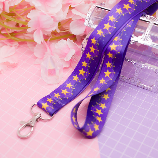 Sea Stars - lanyard with lobster clasp inspired by Infinity Nikki