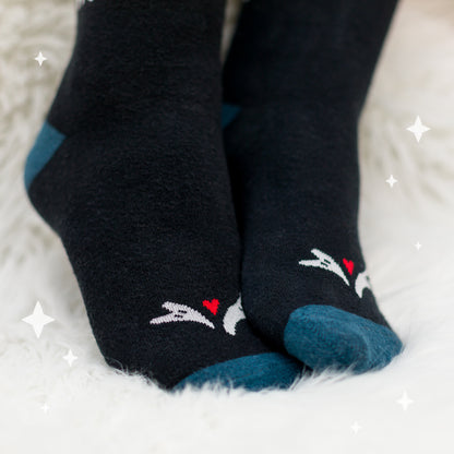 Cat Ghost - B-GRADE crew socks