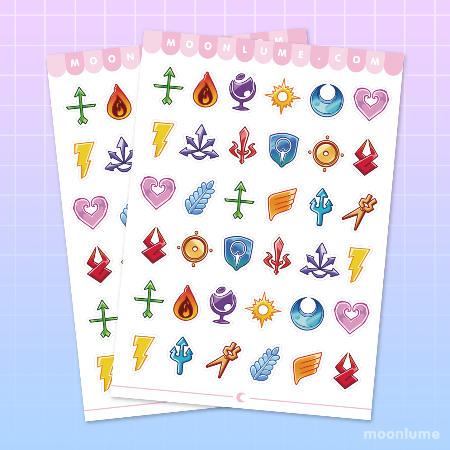 Gift from the Gods - matte vinyl sticker sheet inspired by Hades