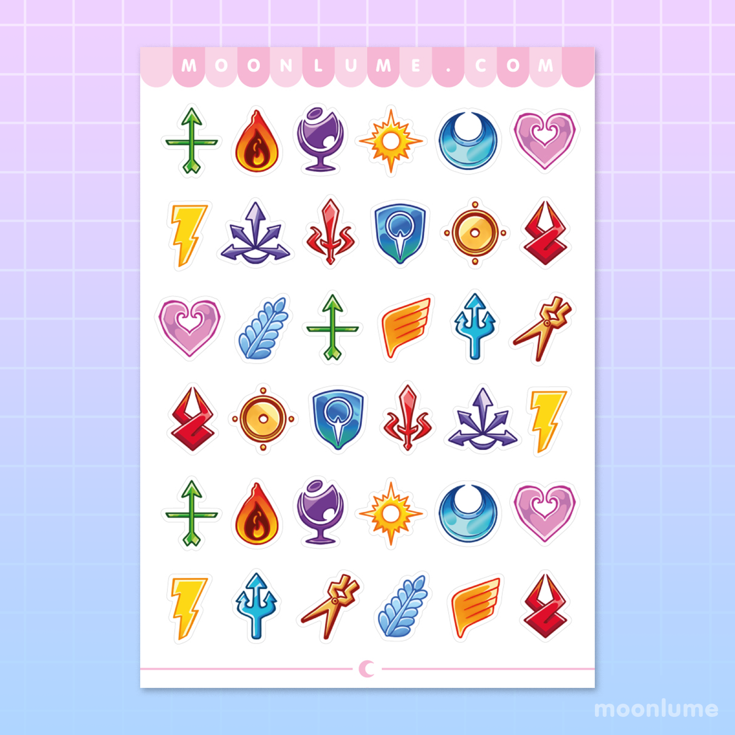 Gift from the Gods - matte vinyl sticker sheet inspired by Hades