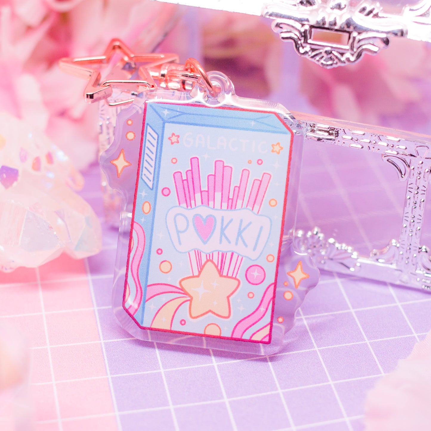 Cosmic Snacks - Cosmic Pokki Snack acrylic charm / keychain