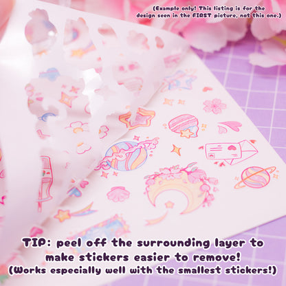 Cat Dreamers - matte vinyl sticker sheet