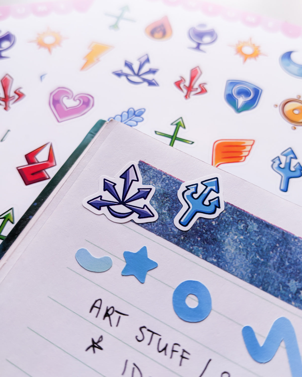 Gift from the Gods - matte vinyl sticker sheet inspired by Hades