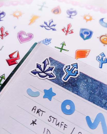 Gift from the Gods - matte vinyl sticker sheet inspired by Hades