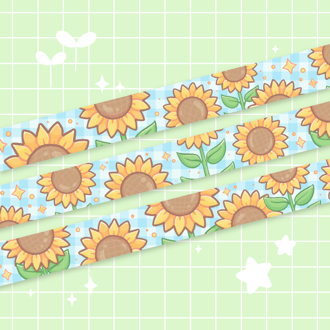 Sunflower Fields - washi tape